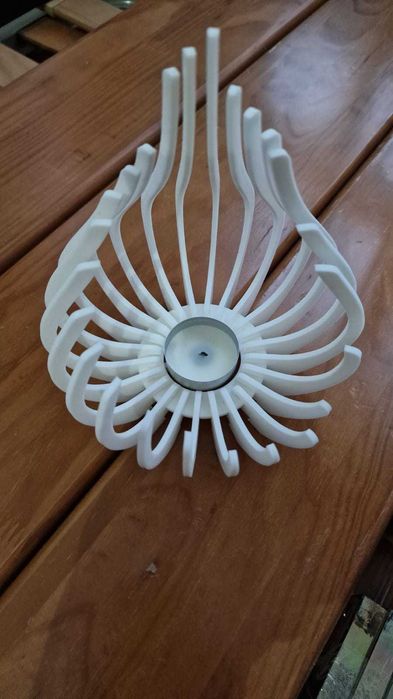 Porta velas feito em material/impressora 3D