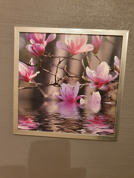 Obraz. Obrazek ścienny.  Kwiaty. Jak nowy.