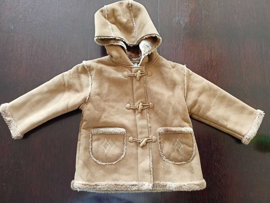 Kożuch dla dziewczynki rozm. 92