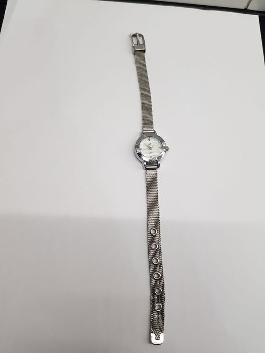 Stary zegarek damski OL 01 vintage srebrny