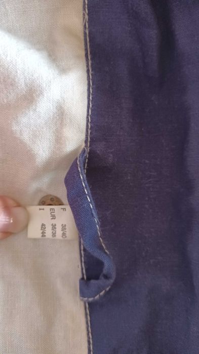 Parka em azul escuro