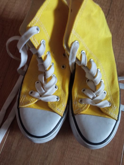 Żółte tenisówki rozmiar 35