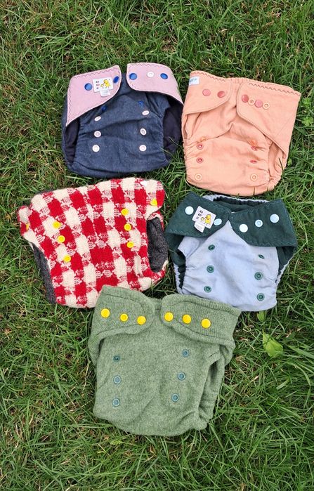 pieluchy wielorazowe ZESTAW ,AIO,formowanka, otulacz WIĘCEJ