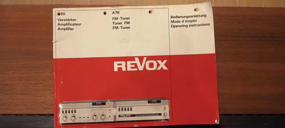Revox A50 Amp + A76 Tuner