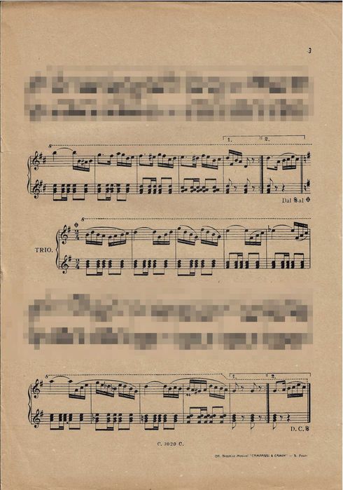 PIANO: 2 Partituras Históricas de Choro Raras (Início Séc. XX)