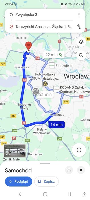 Apartament dwuosobowy ul. Zwycięska Wrocław