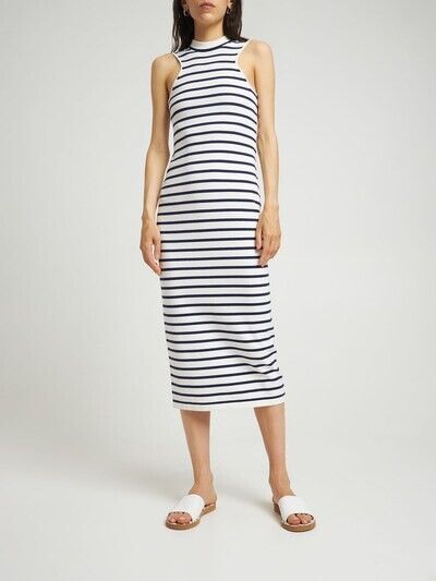 Sukienka dzianinowa midi w paski Musier 38