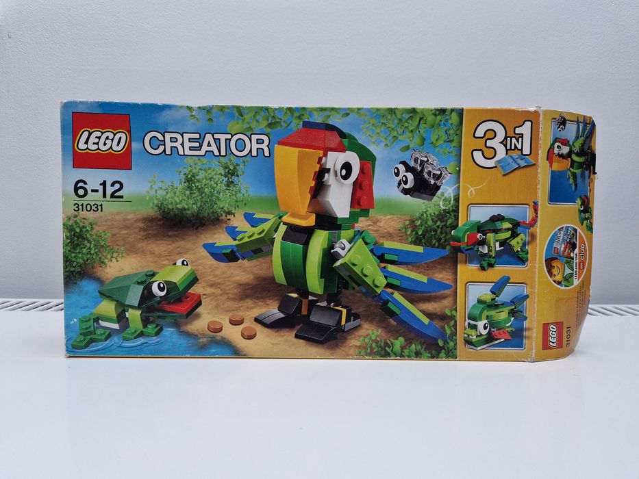LEGO 31031 Creator 3w1 - Zwierzęta z lasu deszczowego