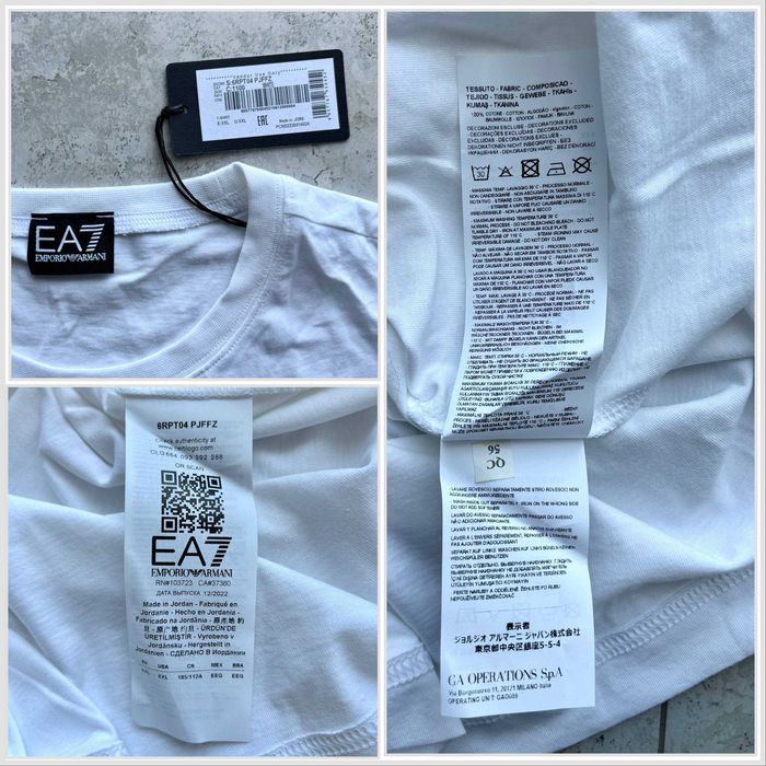 Чоловічий лонгслів Emporio Armani ЕА7 XXL новий кофта оригінал армані