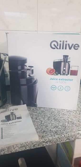 Centrifugadora Qilive Q.5206 para sumos e vegetais