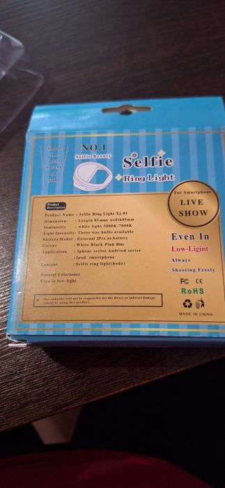 Lampa selfie do telefonu