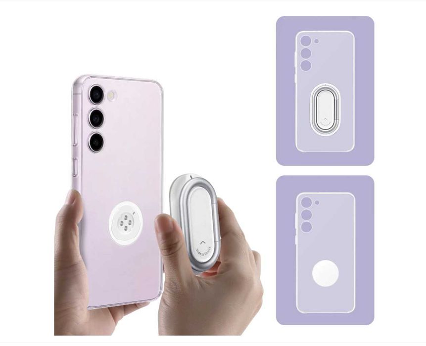 Оригинальный чехол Samsung Galaxy S23 Plus SM-S916 Clear Gadget Case