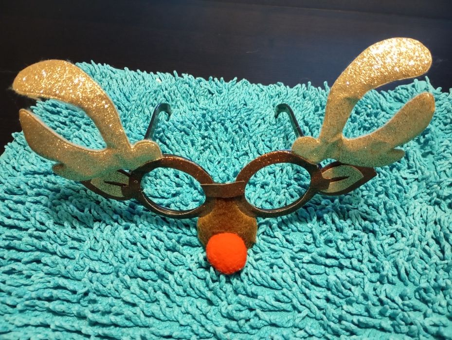 Óculos em forma de rena