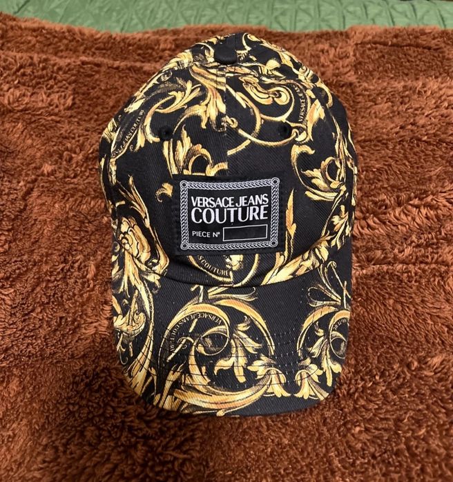 Chapéu VERSACE Dourado e preto Unisexo (ajustável)