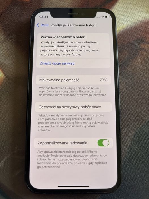 Iphone 12 mini 64GB - 78% kondycja baterii - stan bardzo dobry