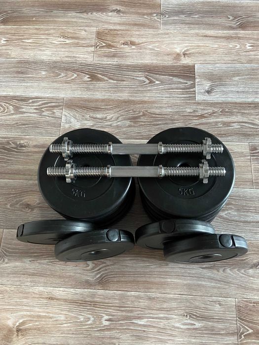 Гантелі розбірні 2 по 28 кг гантели 2 на 28