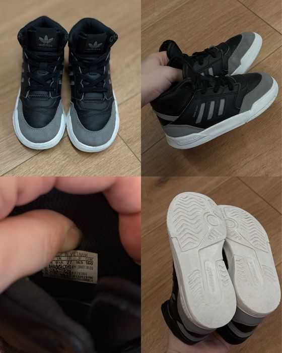 Дитячі кросівки хайтопи reima, adidas, nike, puma 27 розміру