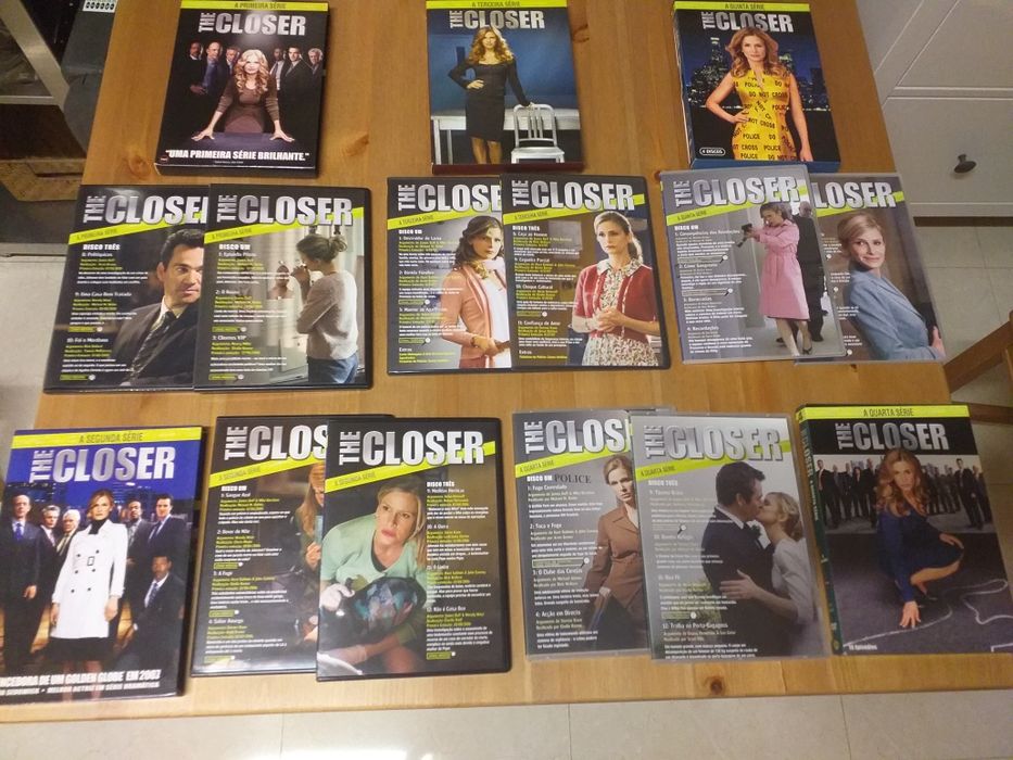 Police Drama Series The Closer Seasons 1, 2, 3, and 4, Price per Unit, CTT Shipping64552767173121121
