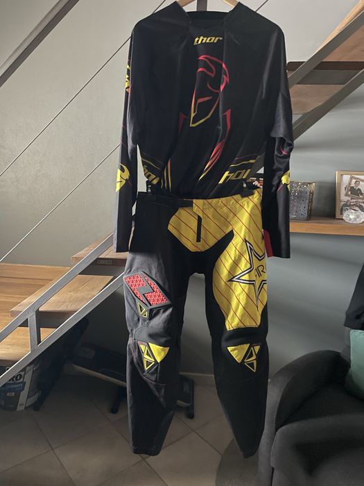 Fato motocross calcas e blusa