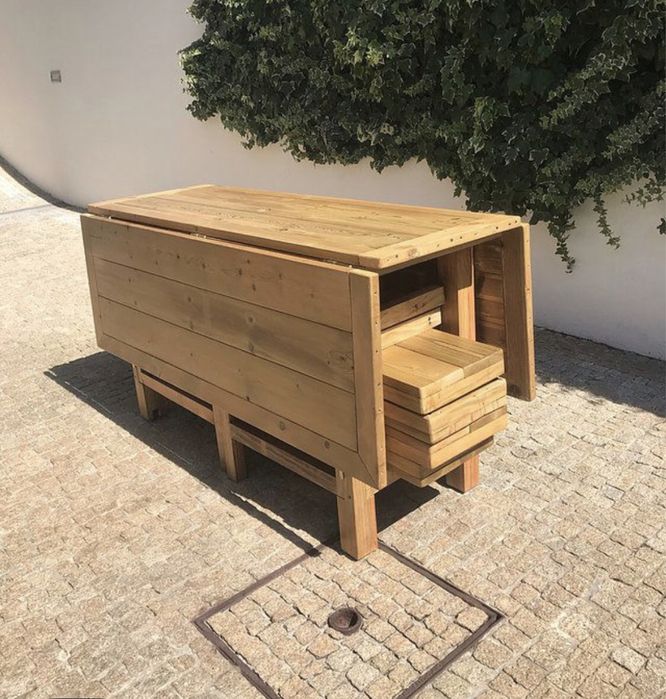 Mesa de 12 Pessoas + 4 Bancos corridos