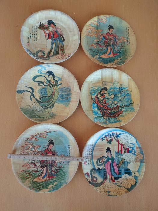Pratos em bambu de Macau.