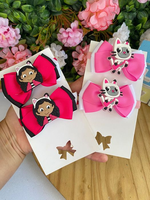 Fita de cabelo. Presilha de cabelo/ Laços de cabelo infantil menina