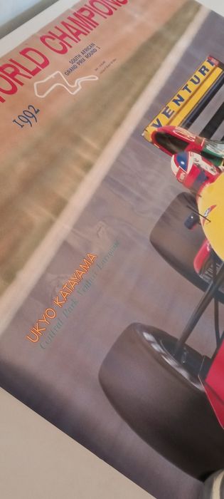 Poster publicitário GP África Sul 1992