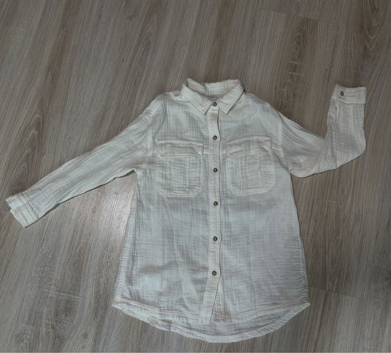 Блузка блуза біла шкільна школьная Zara OVS Carters