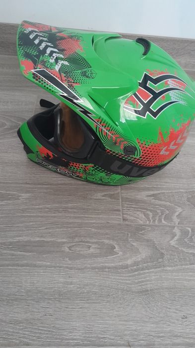 Kask na motor lub quada