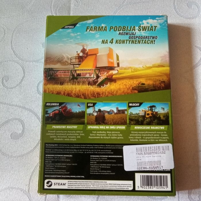 Gry na PC Pure Farming 2018 (NOWE)