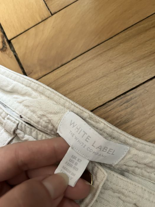 Damskie spodnie 100% len The white company