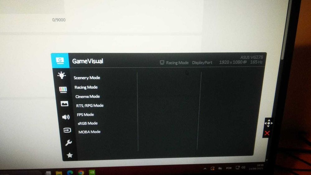 Monitor Gaming ASUS VG278QR 165hz 0.5ms - Urgente