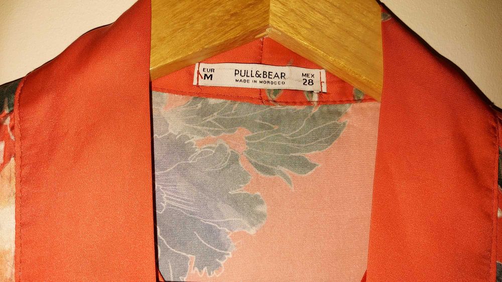 Kimono Pull&Bear vermelho