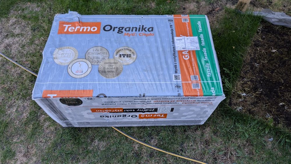 Styropian fasadowy grafitowy Termo Organika 5cm/ cena za bal