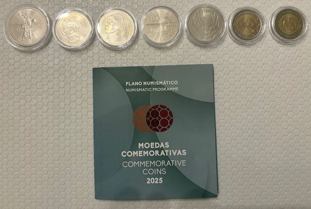 Coleção completa de Moedas Comemorativas 2025 - Correntes