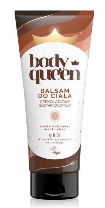 Body Queen czekoladowy balsam do ciała nawilżająco-odżywczy wegański