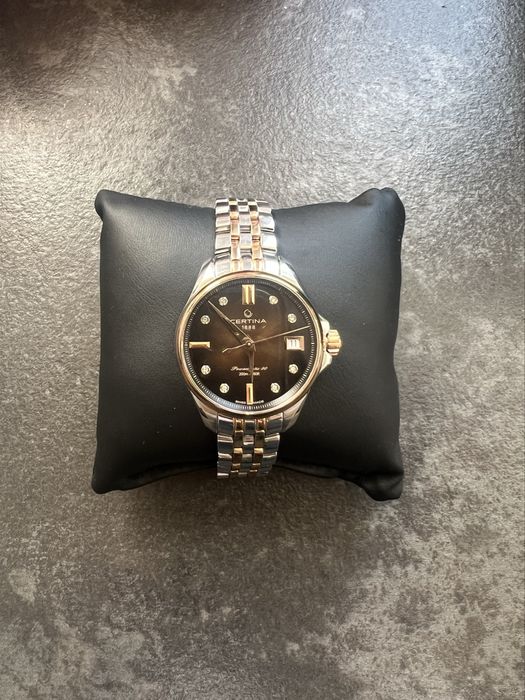 zegarek damski różowe złoto Certina DS Action Lady Powermatic 80