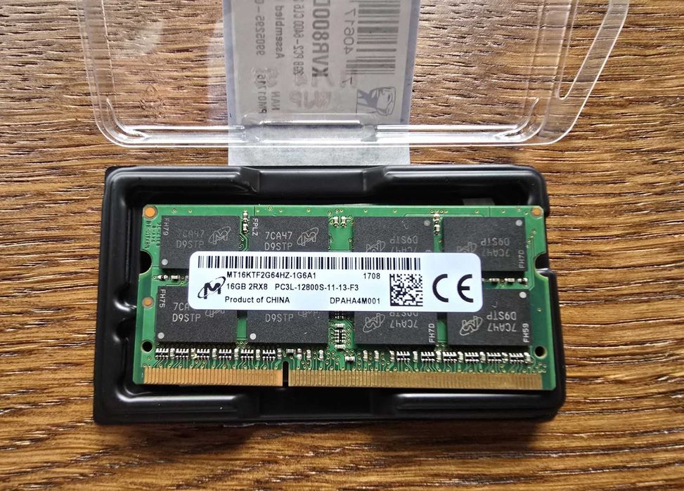 Micron 1 x 16 GB DDR3