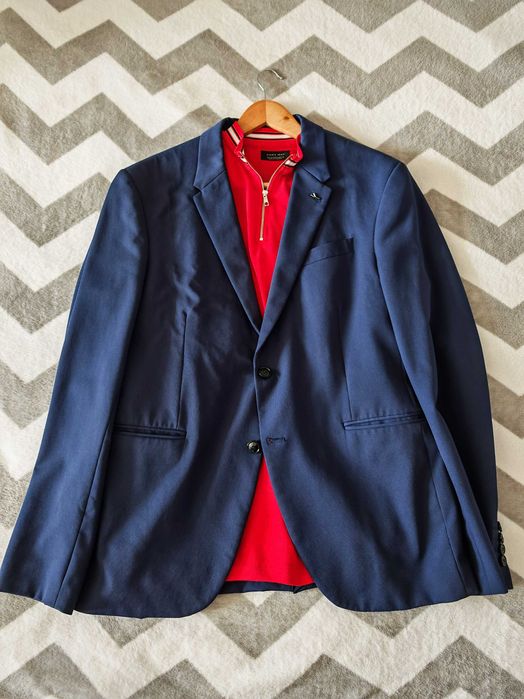 Синий пиджак Zara размер XL