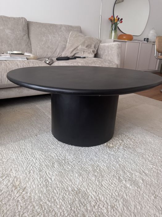 Mesa de centro preta Laredoute