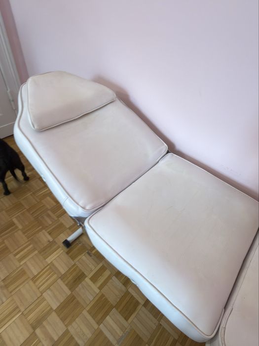 Fotel kosmetyczny leżanka składany stół