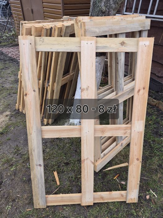 Płotki drewniane (panele)