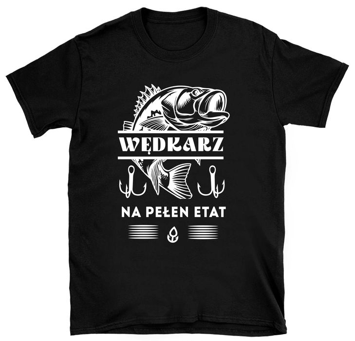 koszulka wędkarska koszulka wędkarz koszulka wędkarska na ryby XL