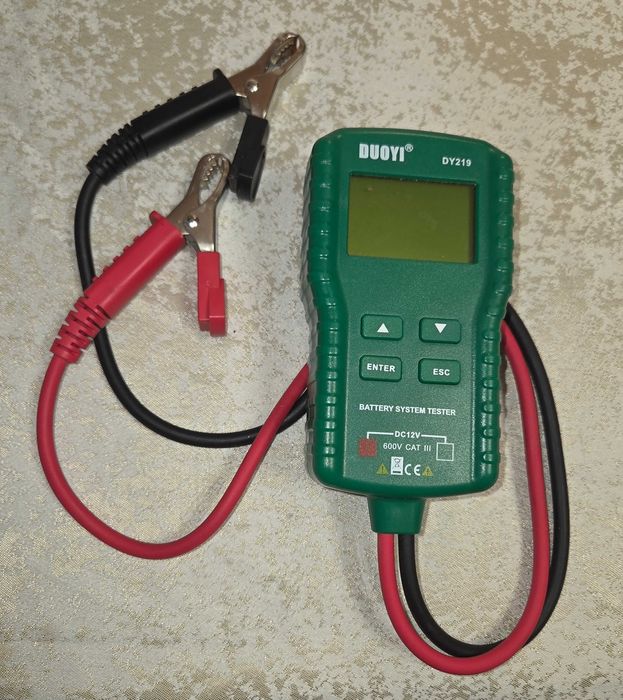 Продам тестер АКБ DUOYI DY219 12V Car Battery Tester фактически НОВЫЙ