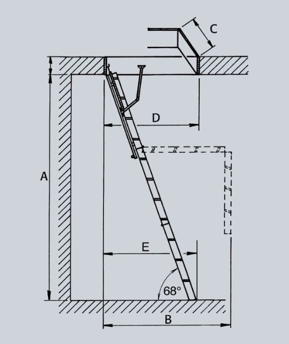 Сходи на горище, Чердачная лестница, Лестница на чердак по Україні!