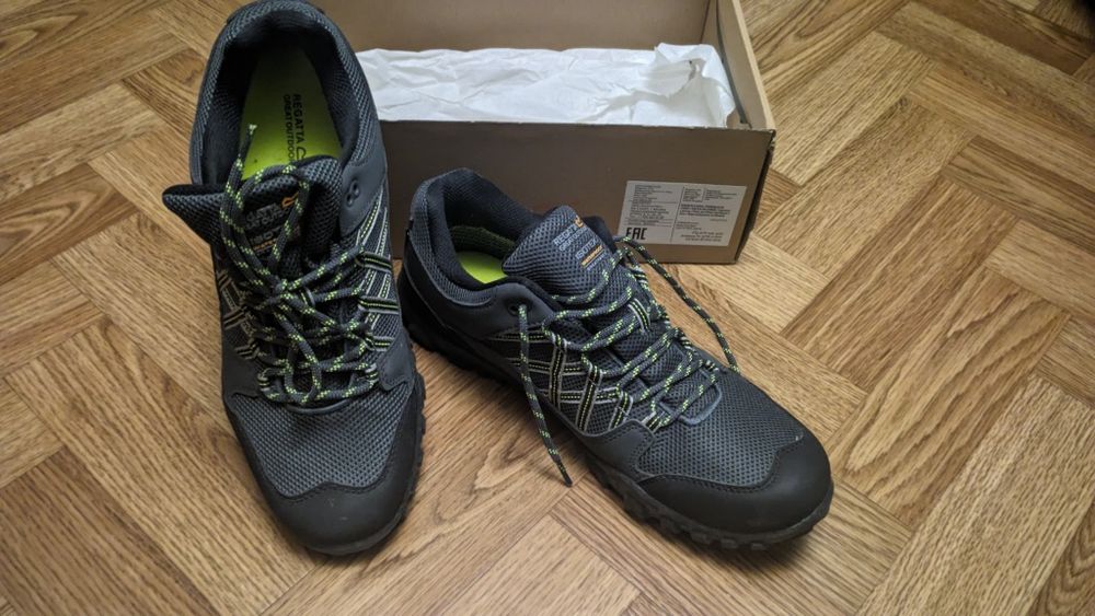 Качественные дышащие водоотталкивающие трекинговые кроссовки Regata Ed