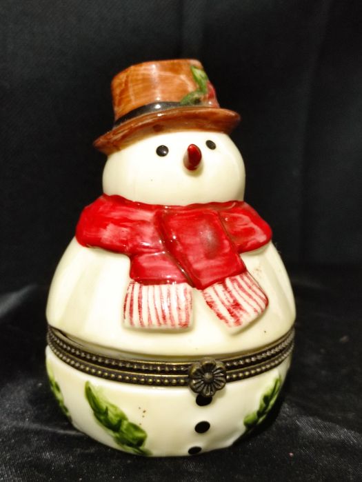 Caixa guarda jóias Boneco de Neve