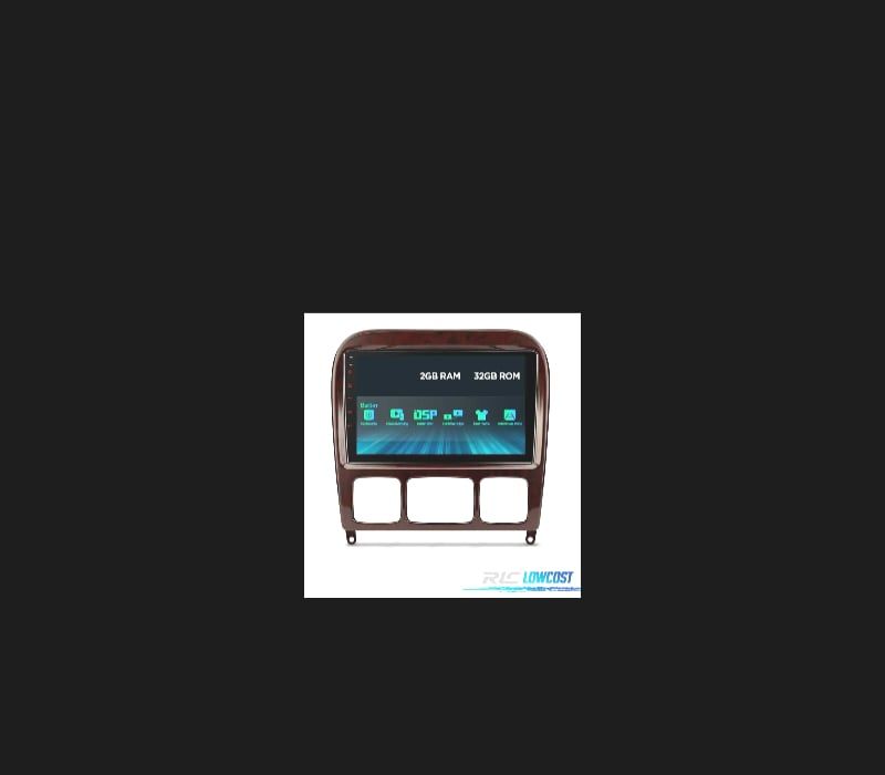 AUTO RÁDIO 9″ GPS ANDROID 13 MERCEDES CLASE S W220 98-05