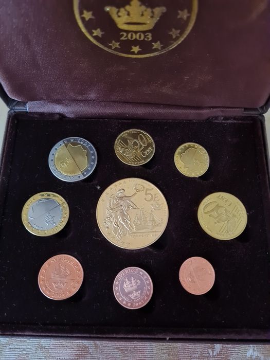 Dois sets de provas do euro: Suécia e Dinamarca.