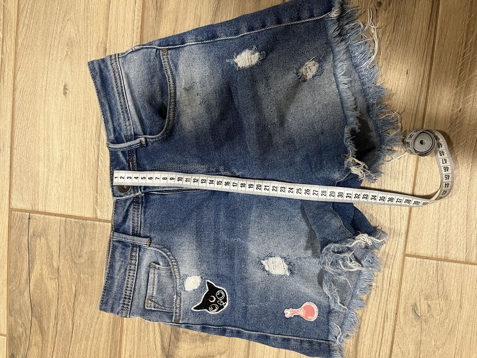 Шорти джинсові сині